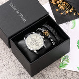 KellerWeber Leder Uhrenarmband Geschenkset