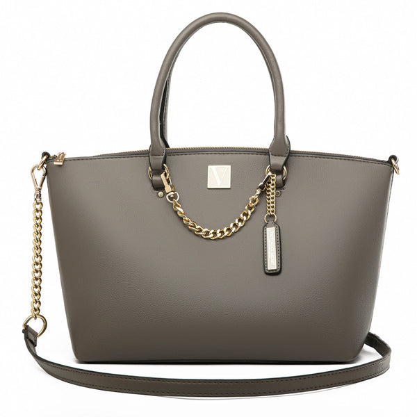 Shell-Schultertasche mit oberem Griff